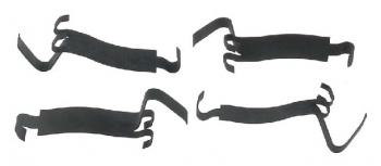 chevrolet blazer 1971 Disc Brake Anti-Rattle Clip H5404 small image