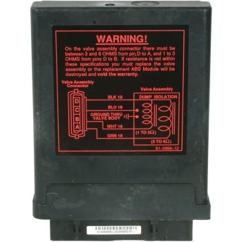 1991 GMC R2500 Suburban ABS Control Module A1 Cardone 121000 image 2 of 4
