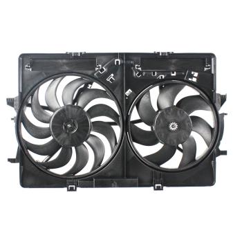2013 Audi A5 Dual Radiator and Condenser Fan Assembly Agility Auto Parts 6010348 image 2 of 2