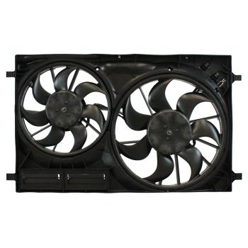 2019 Ford Transit-150 Dual Radiator and Condenser Fan Assembly Agility Auto Parts 6010386 image 2 of 2