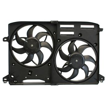 2013 Lincoln MKZ Dual Radiator and Condenser Fan Assembly Agility Auto Parts 6010444 image 2 of 2