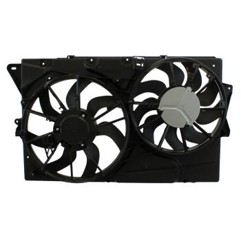2014 Ford Taurus Dual Radiator and Condenser Fan Assembly