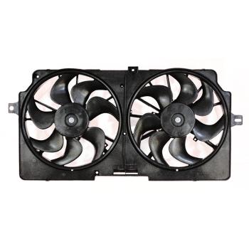 2000 Oldsmobile Silhouette Dual Radiator and Condenser Fan Assembly Agility Auto Parts 6016128 image 2 of 2