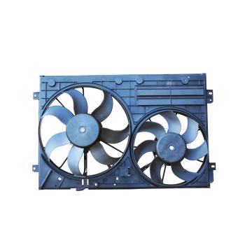 2008 Audi A3 Dual Radiator and Condenser Fan Assembly Agility Auto Parts 6035105 image 2 of 2