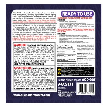 2019 Jeep Compass Engine Coolant / Antifreeze AISIN ACD007 image 2 of 2