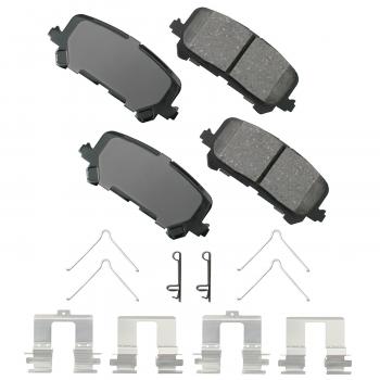 2012 Acura MDX Disc Brake Pad Rear Akebono ACT1281 image 1 of 1