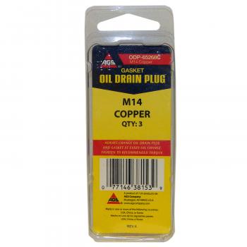 2007 GMC Sierra 3500 Classic Engine Oil Drain Plug Gasket American Grease Stick (AGS) ODP65268C image 2 of 3