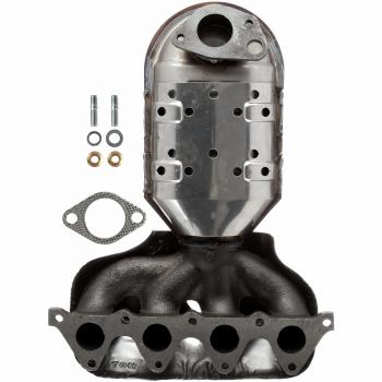 2010 Hyundai Accent Exhaust Manifold with Integrated Catalytic Converter