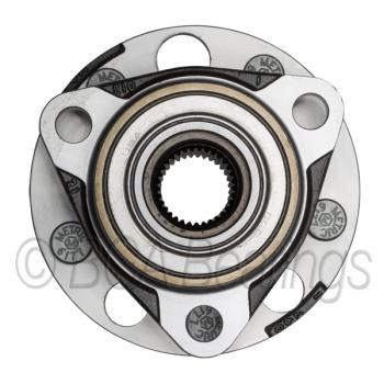 1993 Pontiac Sunbird Wheel Bearing and Hub Assembly Front BCA Bearings WE60701 image 2 of 4