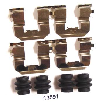 2010 Kia Borrego Disc Brake Hardware Kit Rear Better Brake Parts 13591K image 1 of 1