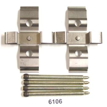 2007 Cadillac CTS Disc Brake Hardware Kit Rear Better Brake Parts 6106K image 1 of 1