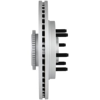 2007 Lincoln Mark LT Disc Brake Rotor and Hub Assembly Front Bosch 20010347 image 4 of 4