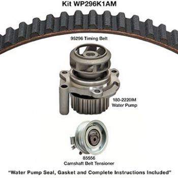 1999 Volkswagen Jetta Engine Timing Belt Kit with Water Pump Dayco WP296K1AM image 1 of 1