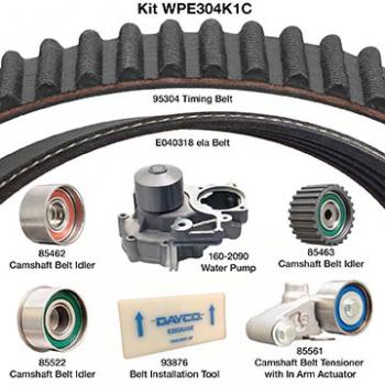 2011 Subaru Forester Engine Timing Belt Kit with Water Pump Dayco WPE304K1C image 1 of 1