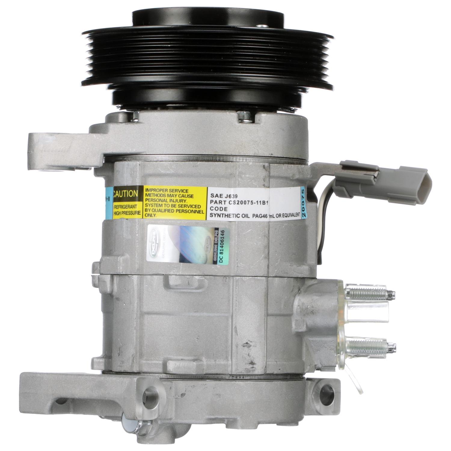 Delphi CS20075 A/C Compressor product image 8 of 8