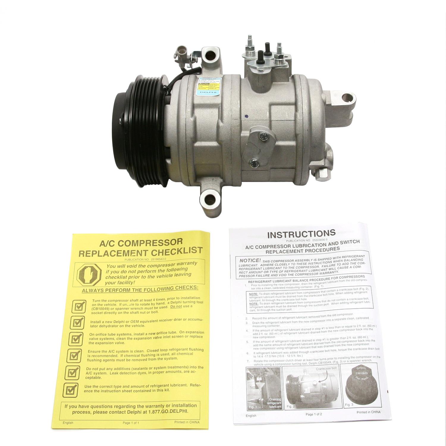 Delphi CS20116 A/C Compressor product image 4 of 7