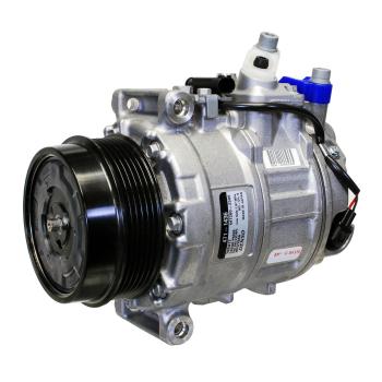 2009 Mercedes-Benz ML350 A/C Compressor Denso 4711436 image 2 of 2