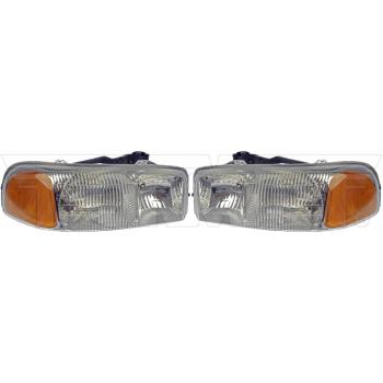2001 GMC Yukon Headlight Assembly Front Left Dorman 1590141 image 1 of 1