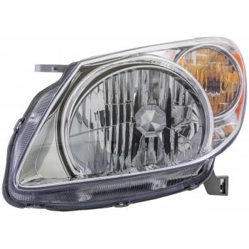 2005 Pontiac Vibe Headlight Assembly Left Dorman 1590976 image 3 of 4