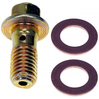 2015 Cadillac CTS Brake Hydraulic Hose to Caliper Bolt Rear Dorman 484205.1 image 2 of 4