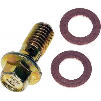 2015 Cadillac CTS Brake Hydraulic Hose to Caliper Bolt Rear Dorman 484205.1 image 4 of 4