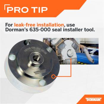 2007 Pontiac Grand Prix Engine Rear Main Seal Cover Dorman 635518 image 3 of 4