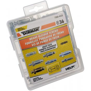 1972 Buick Skylark Brake Bleeder Screw Set Front Dorman 799443 image 4 of 4