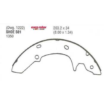 1994 Mercury Topaz Drum Brake Shoe Rear Eurorotor 501 image 1 of 1