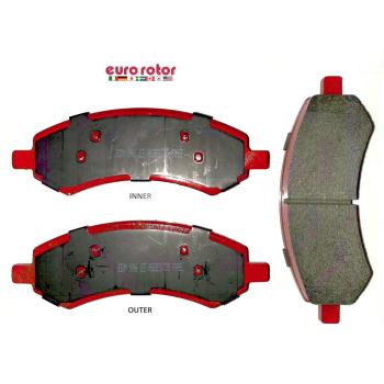 2008 Chrysler Aspen Disc Brake Pad Front Eurorotor F1D1084H image 1 of 1