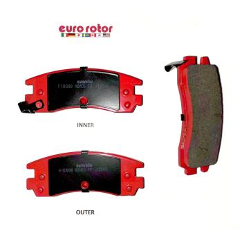 1998 Saturn SW2 Disc Brake Pad Rear Eurorotor F1D698H image 1 of 1