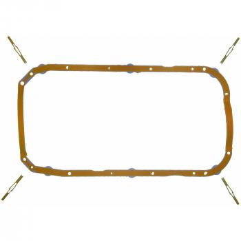 1999 Dodge Grand Caravan Engine Oil Pan Gasket Set Fel-Pro OS30570T image 1 of 1