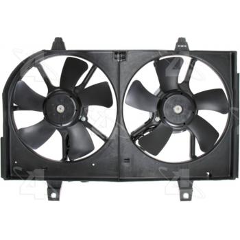 2001 Infiniti I30 Dual Radiator and Condenser Fan Assembly Four Seasons 75306 image 1 of 3