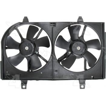 2001 Infiniti I30 Dual Radiator and Condenser Fan Assembly Four Seasons 75306 image 3 of 3