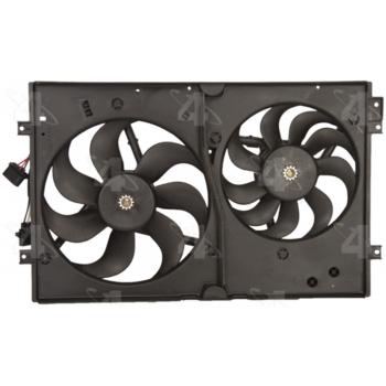 2006 Audi TT Quattro Dual Radiator and Condenser Fan Assembly Four Seasons 75612 image 2 of 2