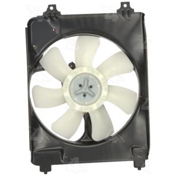 2011 Honda Civic A/C Condenser Fan Assembly Four Seasons 75645 image 2 of 2