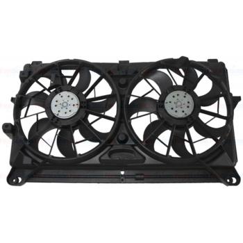 2008 GMC Sierra Dual Radiator and Condenser Fan Assembly Four Seasons 76016 image 1 of 4