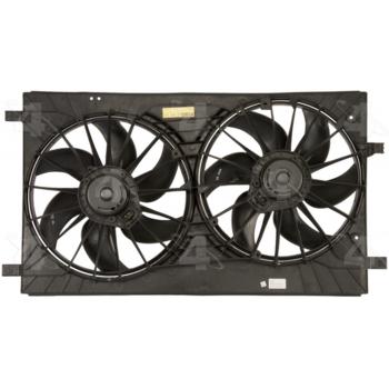 2014 Jeep Compass Dual Radiator and Condenser Fan Assembly Four Seasons 76103 image 1 of 2
