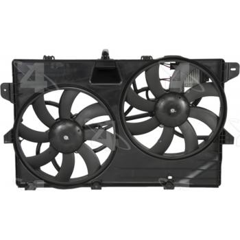 2008 Ford Edge Dual Radiator and Condenser Fan Assembly Four Seasons 76149 image 2 of 2