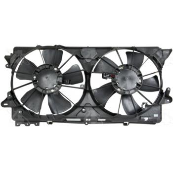 2014 Ford Lobo Dual Radiator and Condenser Fan Assembly Four Seasons 76261 image 1 of 4