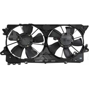 2014 Ford Lobo Dual Radiator and Condenser Fan Assembly Four Seasons 76261 image 4 of 4