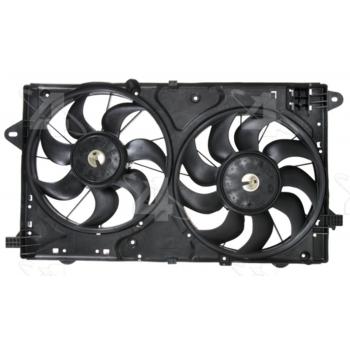 2014 Chevrolet Impala Dual Radiator and Condenser Fan Assembly Four Seasons 76300 image 2 of 4