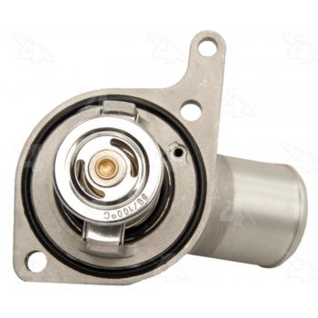 2000 Pontiac Firebird Engine Coolant Thermostat / Water Outlet Assembly Four Seasons 85580 image 3 of 4