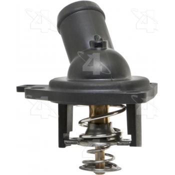 2007 Acura TSX Engine Coolant Thermostat / Water Outlet Assembly Four Seasons 85938 image 2 of 4