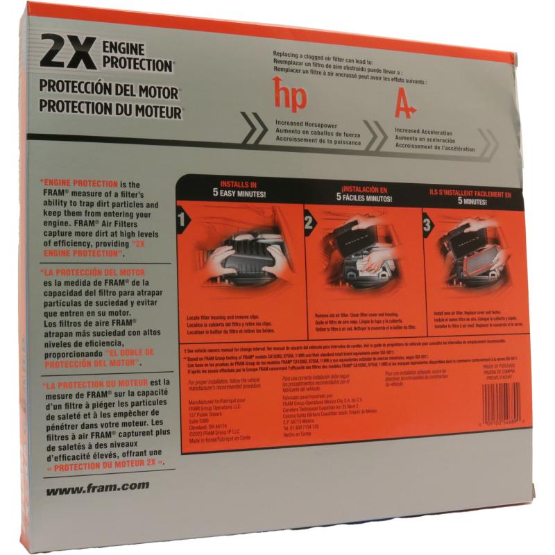 Fram CA11002 Air Filter product image 5 of 7
