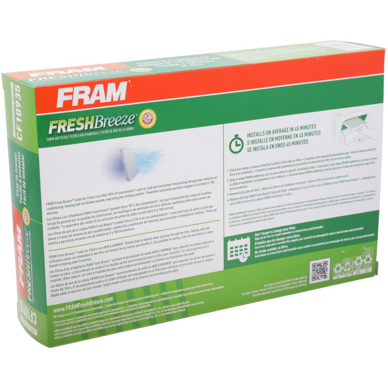 Fram CF10935 Cabin Air Filter product image 6 of 7