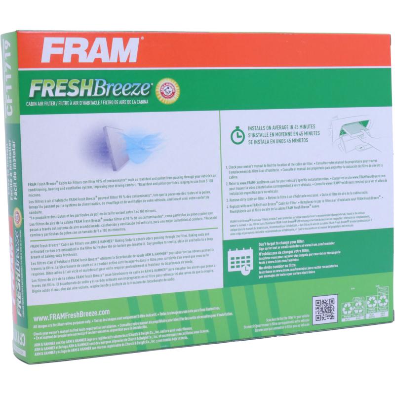 Fram CF11719 Cabin Air Filter product image 6 of 7