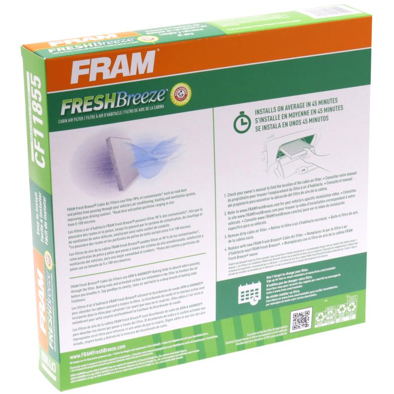 Fram CF11855 Cabin Air Filter product image 1 of 6