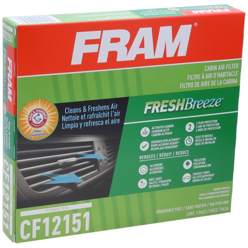 Fram CF12151 Cabin Air Filter product image 5 of 7