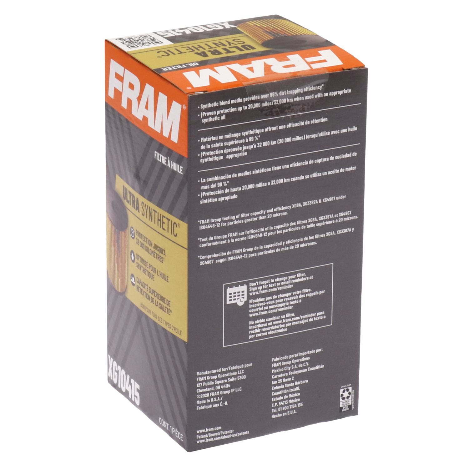 Fram XG10415 Engine Oil Filter product image 1 of 6