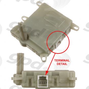 2006 Lincoln Navigator HVAC Mode Door Actuator Global Parts Distributors 1711902 image 1 of 1